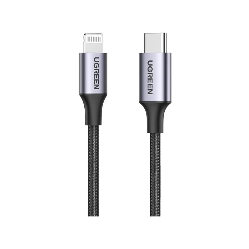 Кабель UGREEN MFi USB-C to Lightning 1 м Сірий (Gray)