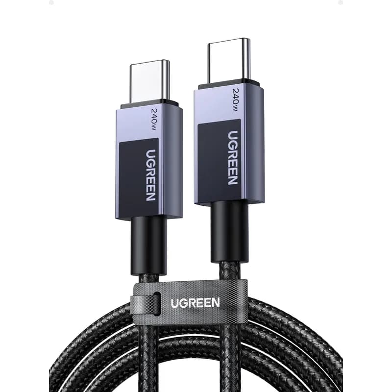 Кабель UGREEN USB-C to USB-C 240W 2 м Сірий (Gray)