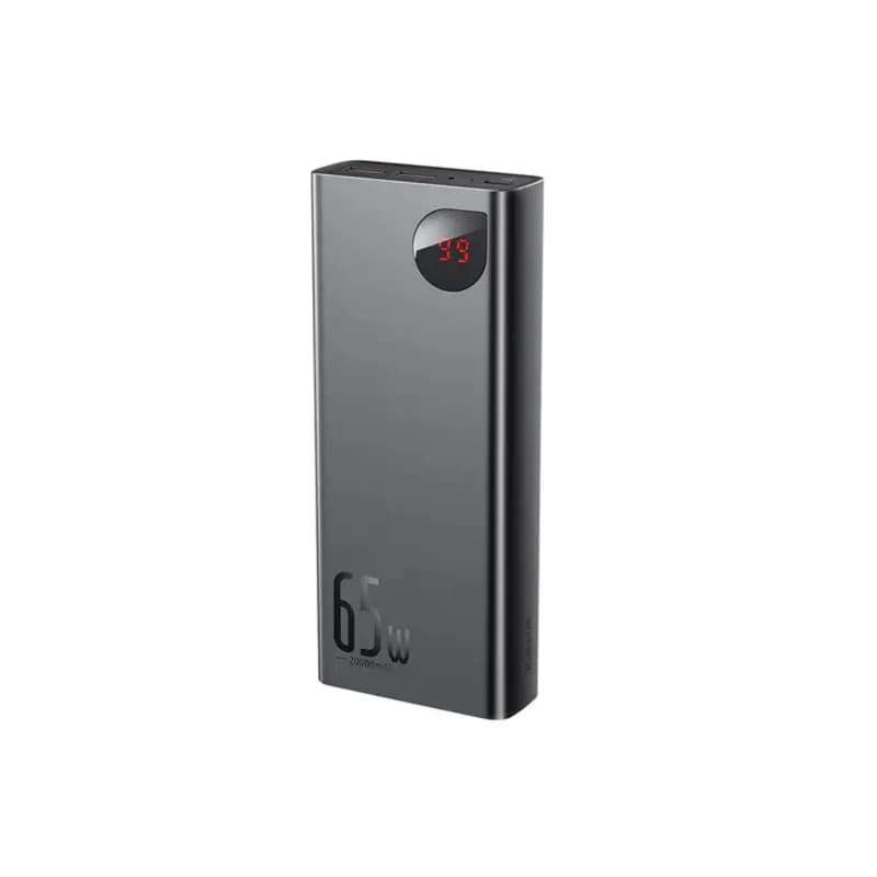 Павербанк Baseus Adaman 20000 мА·год 65W PD Чорний (Black)