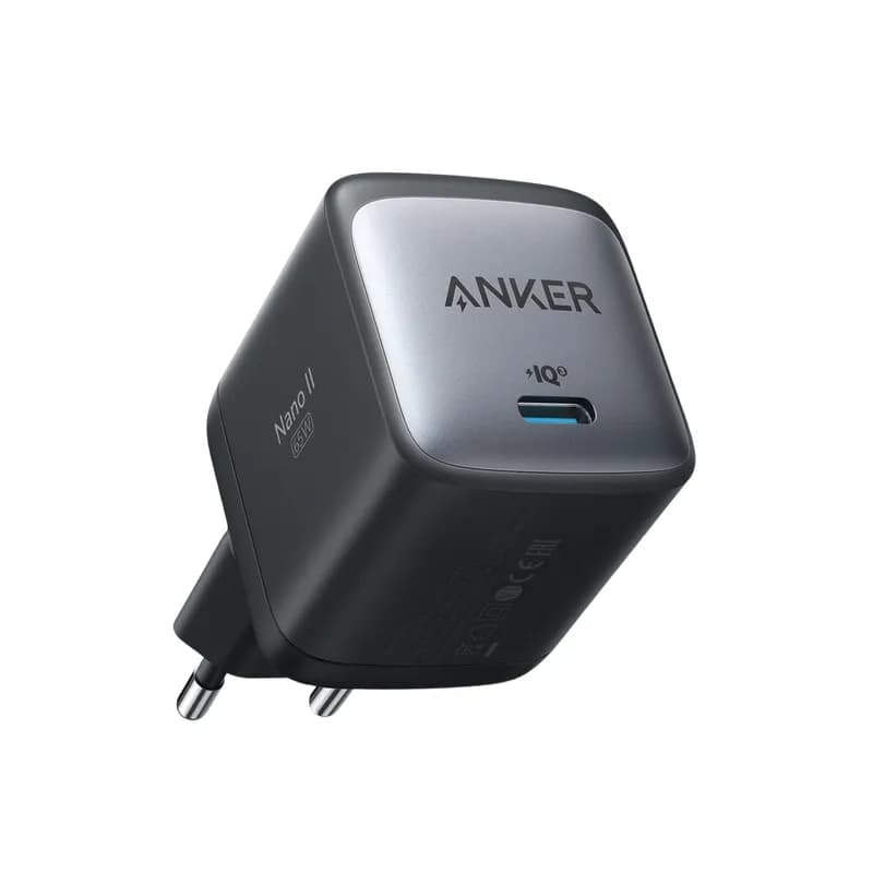Мережевий зарядний пристрій Anker 715 Nano II 65W USB-C Чорний (Black)