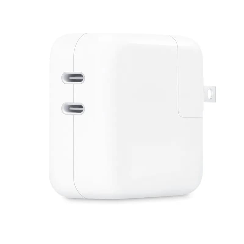 Мережевий зарядний пристрій Apple 35W Dual USB-C Compact Power Adapter Білий (White)