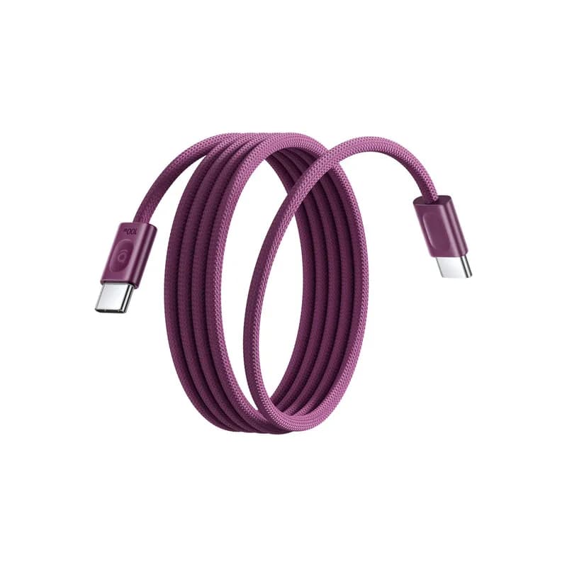 Кабель Baseus FrostCore USB-C to USB-C 100W 1,2 м Вишневий (Dark Cherry)