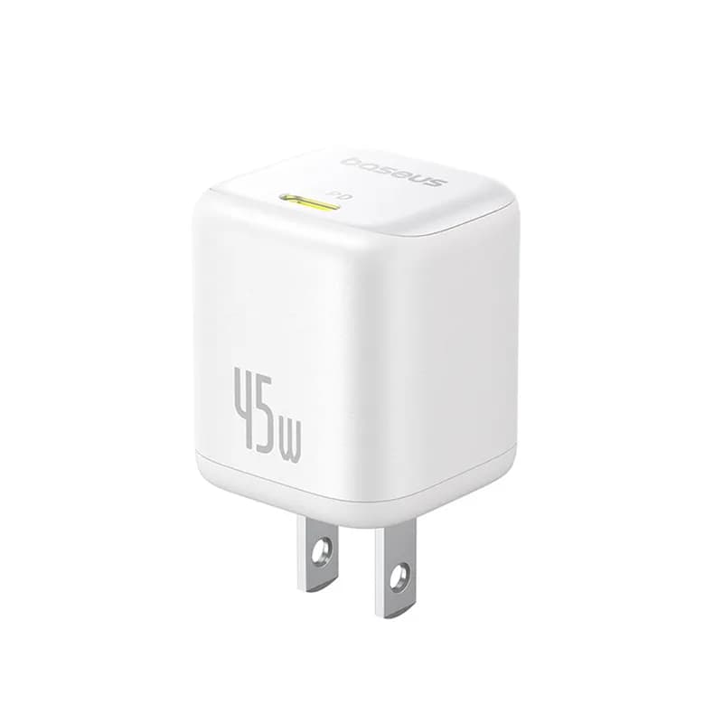 Мережевий зарядний пристрій Baseus PicoGo GaN 45W USB-C Білий (White)