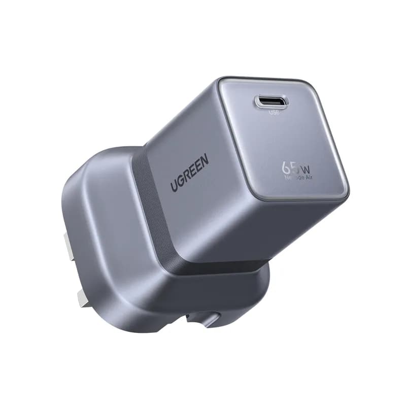 Мережевий зарядний пристрій UGREEN Nexode Air 65W USB-C Сірий (Space Gray)