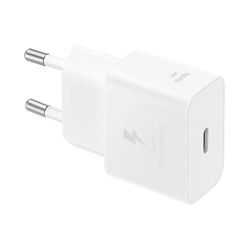 Мережевий зарядний пристрій Samsung 25W USB-C EP-T2510 Білий (White)