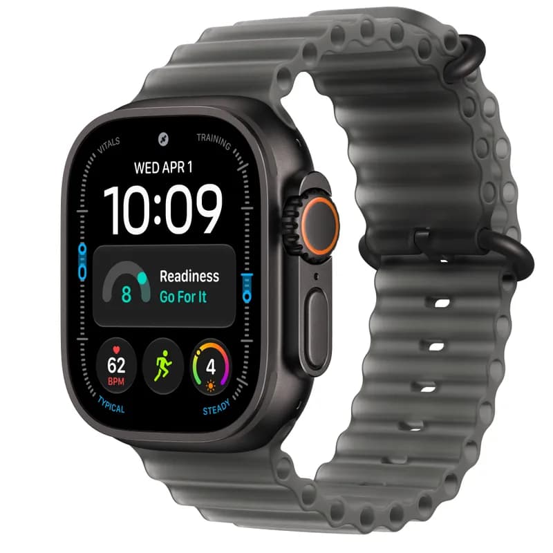 Смарт-годинник Apple Watch Ultra 4 GPS + Cellular 49mm Black Titanium Case with Translucent Black Ocean Band